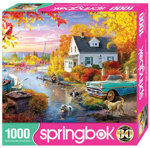 Lakeside Fall Retreat 1000pc Puzzle