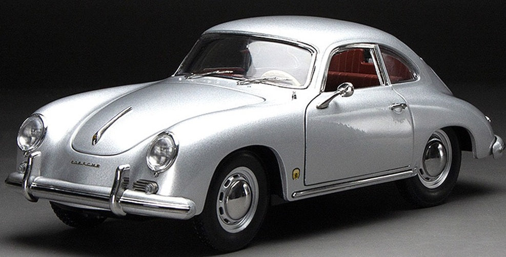 1/18 1957 Porsche 356A 1500 GS Carrera GT in Silver Metallic