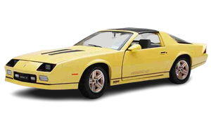 1/18 1985 Chevy Camaro IROC-Z T-Top, Yellow