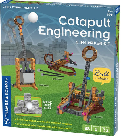 Catapult Engineering: 6-in-1 Maker Kit