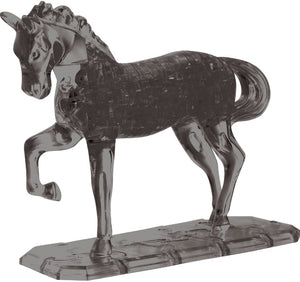 Gray horse figure on base.