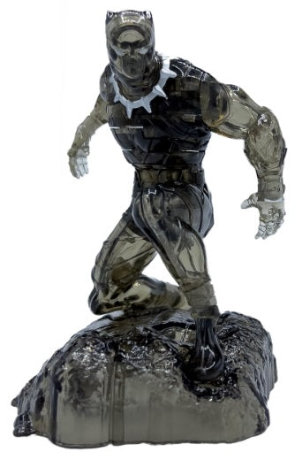 Marvel's Black Panther figure on rock base.