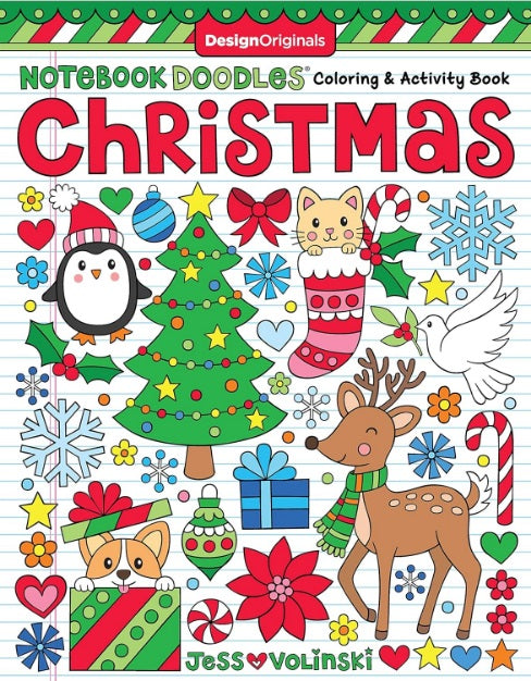 Christmas Doodles Coloring Book