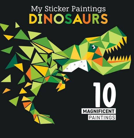 My Sticker Paintings Dinosaurs