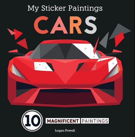 My Sticker Paintings: Cars: 10 Magnificent Paintings