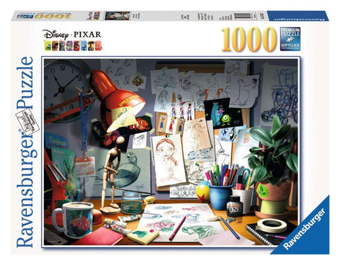 The Artist's Desk Pixar 1000pc Puzzle