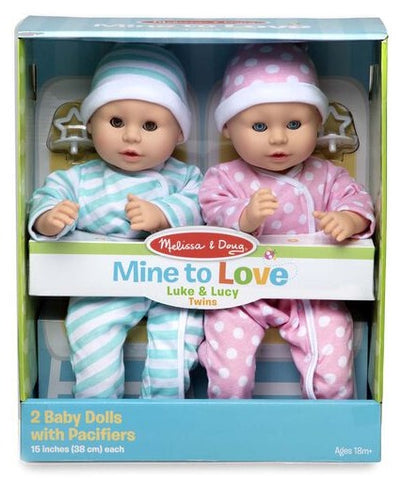 Mine to Love Twins Luke & Lucy Dolls