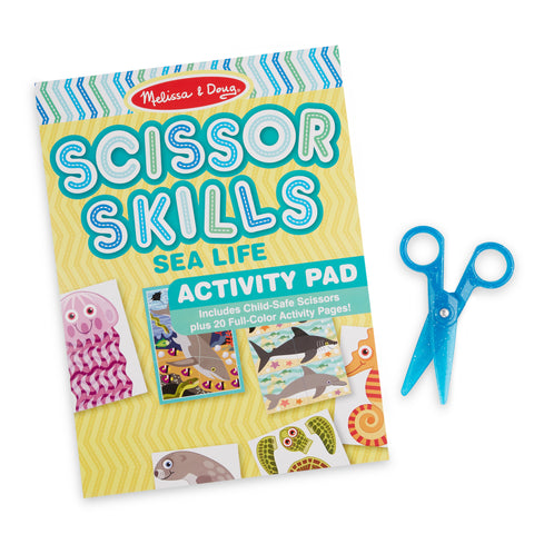 Sea Life Scissor Skills Activity Pad