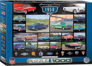 American Cars 1950S 1000pc Puzzle