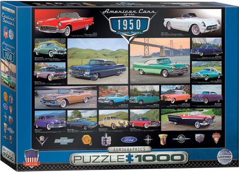 American Cars 1950S 1000pc Puzzle