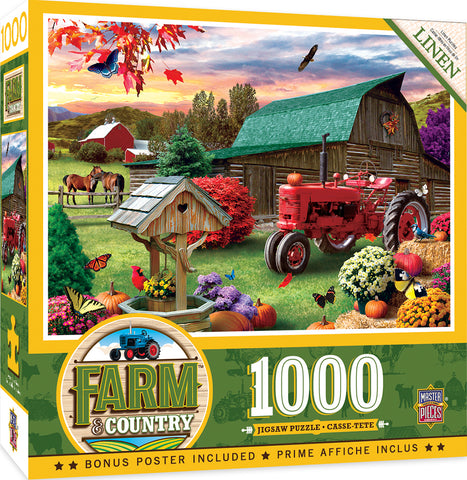 Farm Country Harvest Ranch 1000pc Puzzle