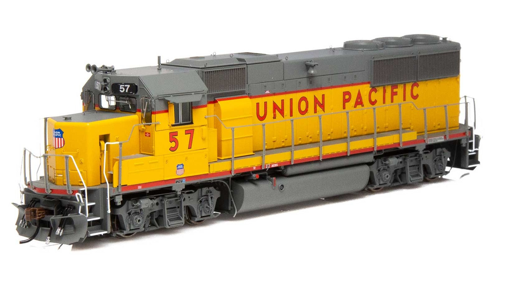 HO GP50 Phase 1, UP/Yellow & Grey #57