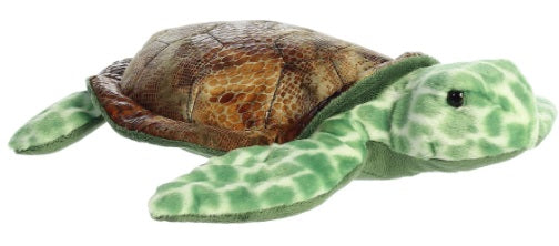 Aurora Mini Flopsie 8 Splish-Splash Sea Turtle Green Stuffed Animal