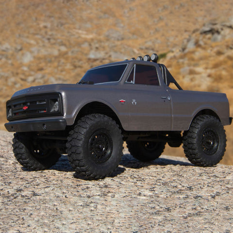 1/24 SCX24 1967 Chevrolet C10 4WD RTR Dark Silver