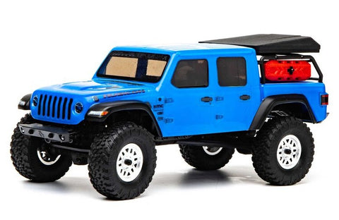 1/24 SCX24 Jeep JT Gladiator 4WD Rock Crawler Brushed RTR Blue