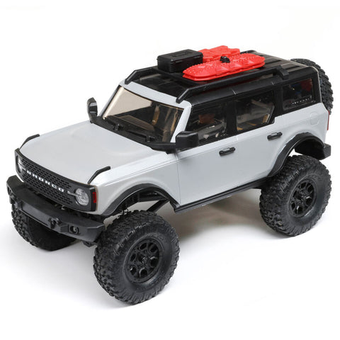 1/24 SCX24 2021 Ford Bronco 4WD Truck Brushed RTR Grey