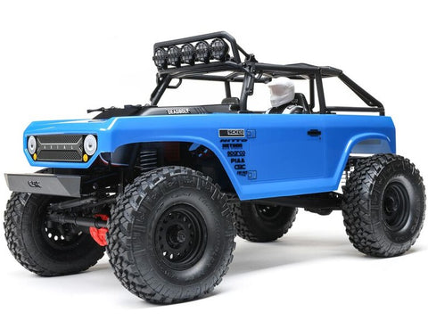 1/10 SCX10 II Deadbolt 4WD Brushed RTR Blue