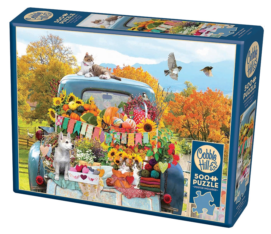 Country Truck in Autumn 500pc Puzzle