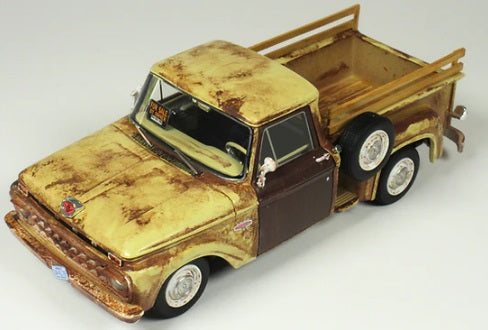 1/43 1965 Ford F-100 Stepside Pickup Truck Rusted 