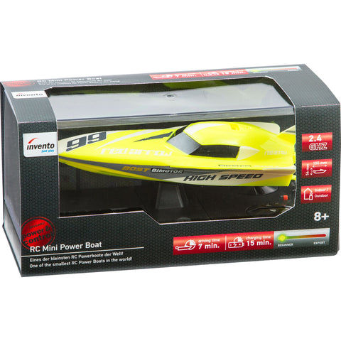 RC Mini Speed Boat Yellow