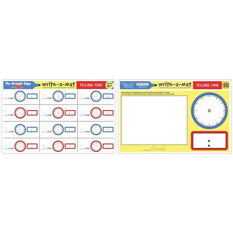 Write-A-Mat Telling Time