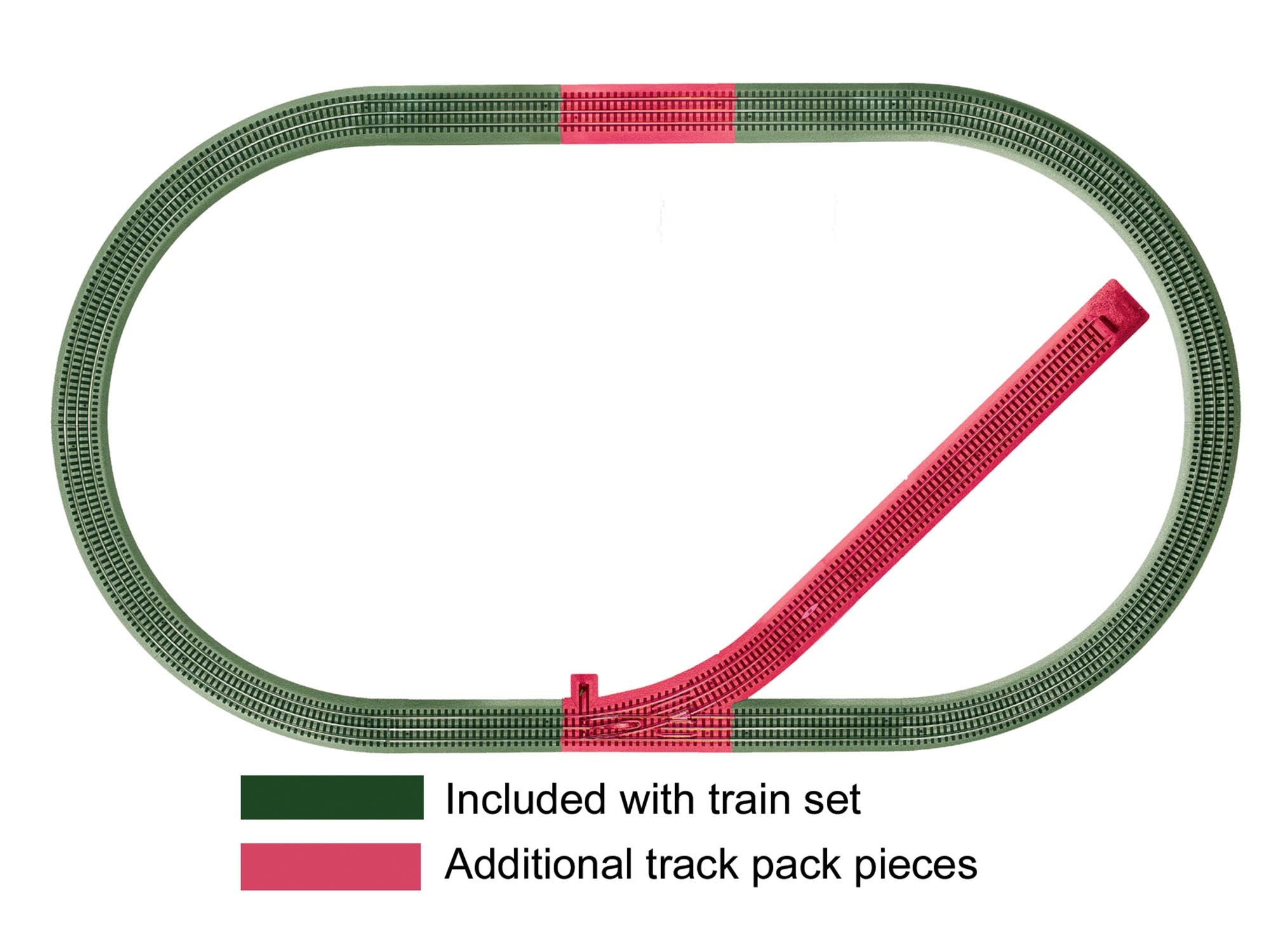 FasTrack Siding Track Add-on Track Pack