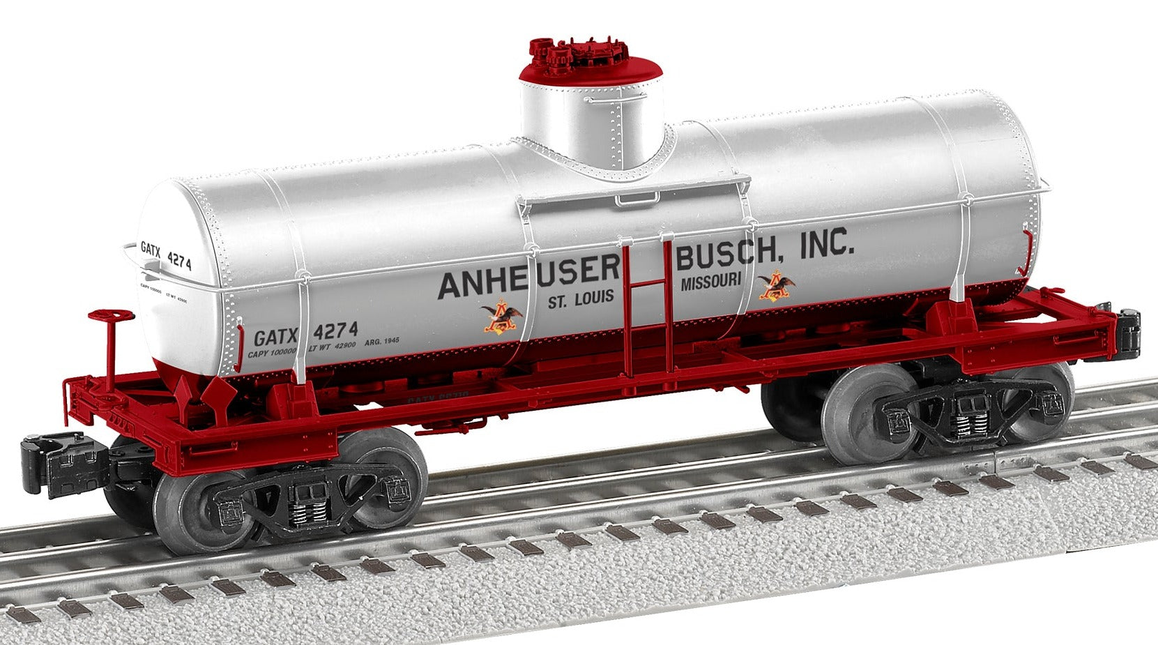 O Anheuser Busch 8K Gallon Tank Car #4274