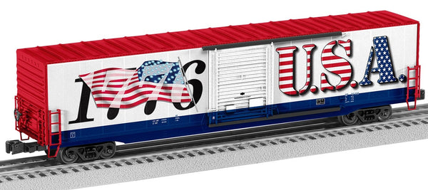 O 'I LOVE USA' LED 60' Flag Boxcar