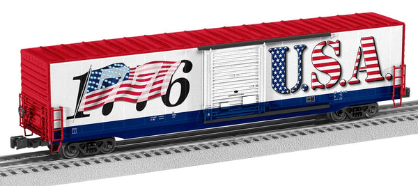 O 'I LOVE USA' LED 60' Flag Boxcar