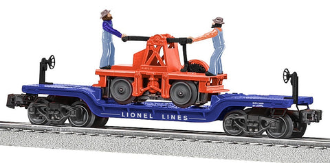 O Lionel Flatcar with Handcar