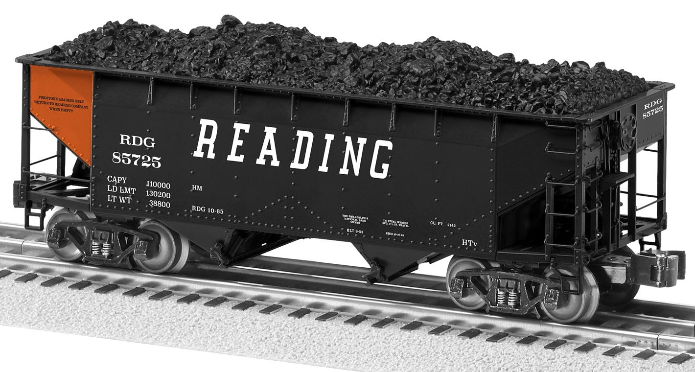 O Reading Die-cast AAR 2-Bay Hopper 2-Pack