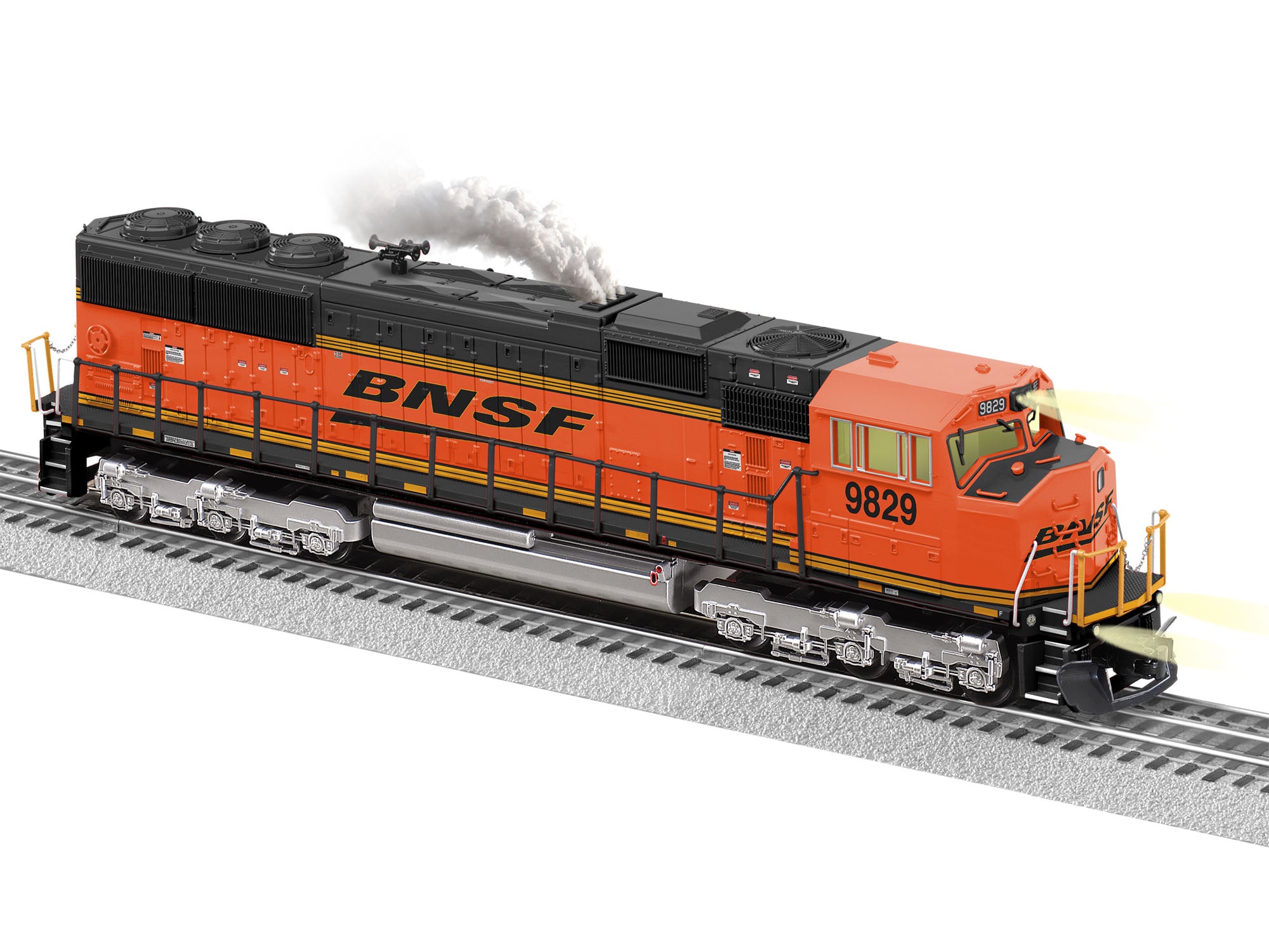 O BNSF Superbass SD70MAC #9829