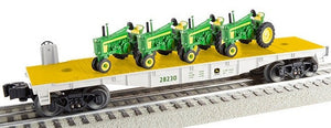 O John Deere Flatcar with Combine Load