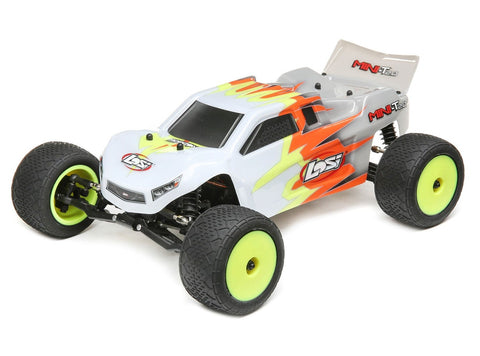 1/18 Mini-T 2.0 2WD Stadium Truck Brushed RTR, Gray/White