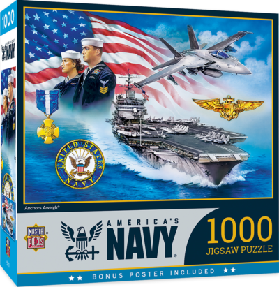 US Navy Forged b/t Sea 1000pc Puzzle MAS72122