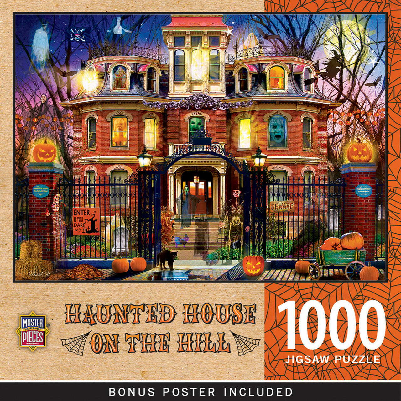 Halloween - Haunted House on the Hill 1000pc Puzzle