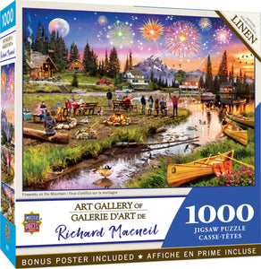 Fireworks on the Mountain 1000pc Puzzle