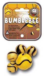 Mega Marbles Bumblebee Marbles Game Set 25 Piece