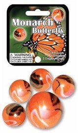 Mega Marbles Monarch Butterfly Game Set 25 Piece
