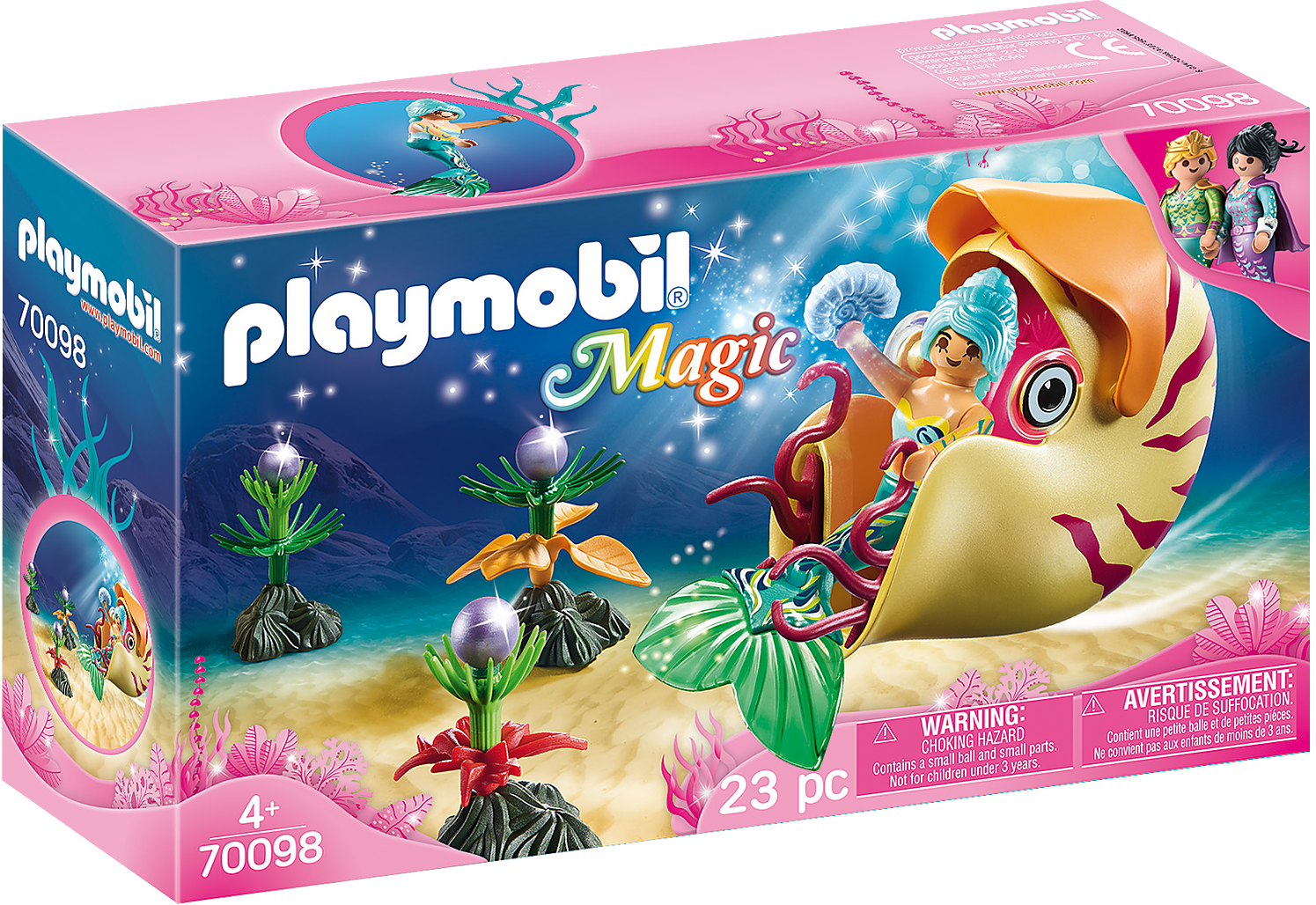 Magic - Mermaid with Sea Snail Gondola