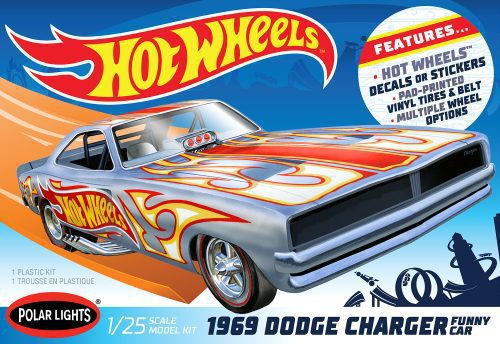 REVELL 1968 DODGE CHARGER 2N1 MODEL CAR KIT SCALE 1/25 LEVEL 5