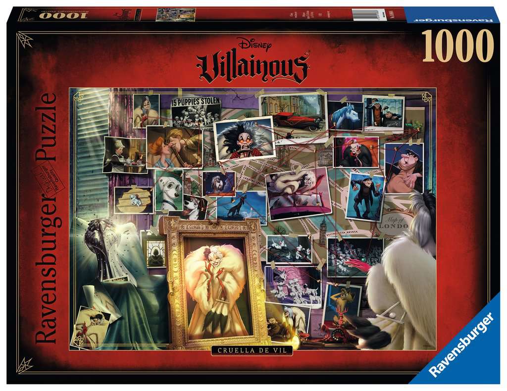 Cruella de Vil Villainous 1000pc Puzzle