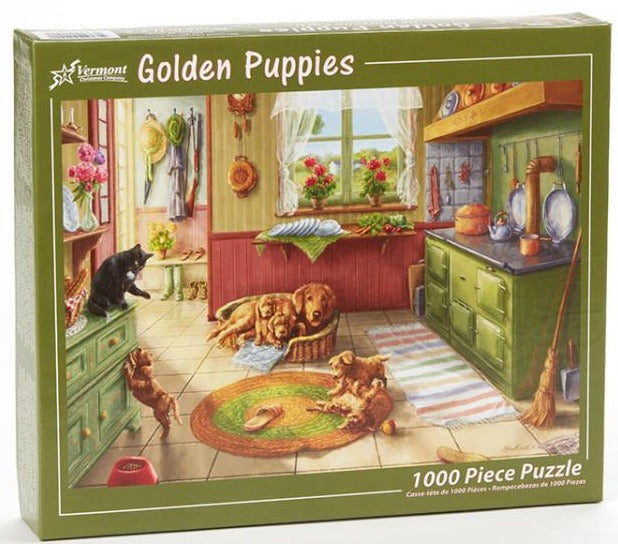 Golden Puppies 1000pc Puzzle