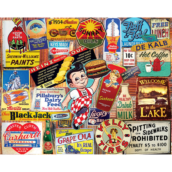 Vintage Signs 1000pc Puzzle