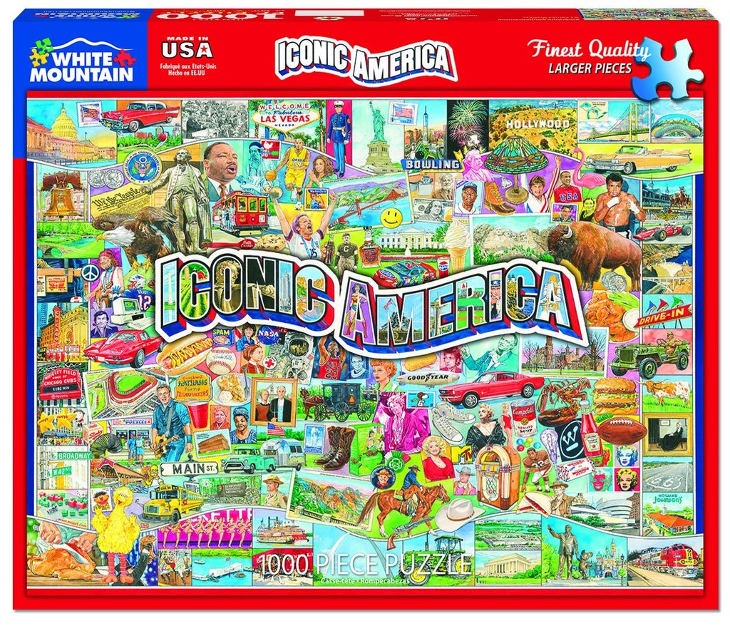 Iconic America 1000pc Puzzle