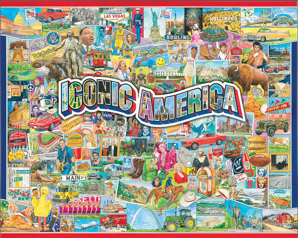 Iconic America 1000pc Puzzle