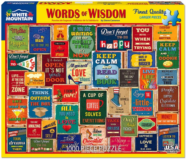 Words of Wisdom 1000pc Puzzle