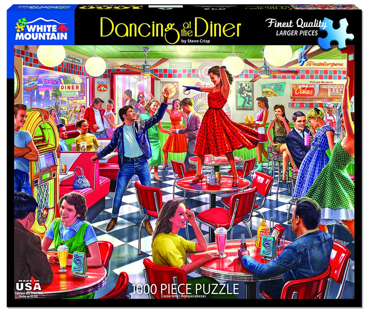 Dancing at the Diner 1000pc Puzzle