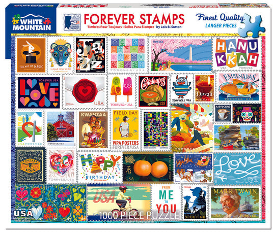 Forever Stamps 1000pc Puzzle