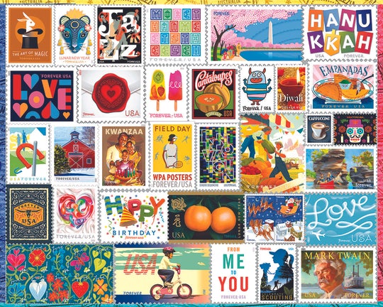 Forever Stamps 1000pc Puzzle